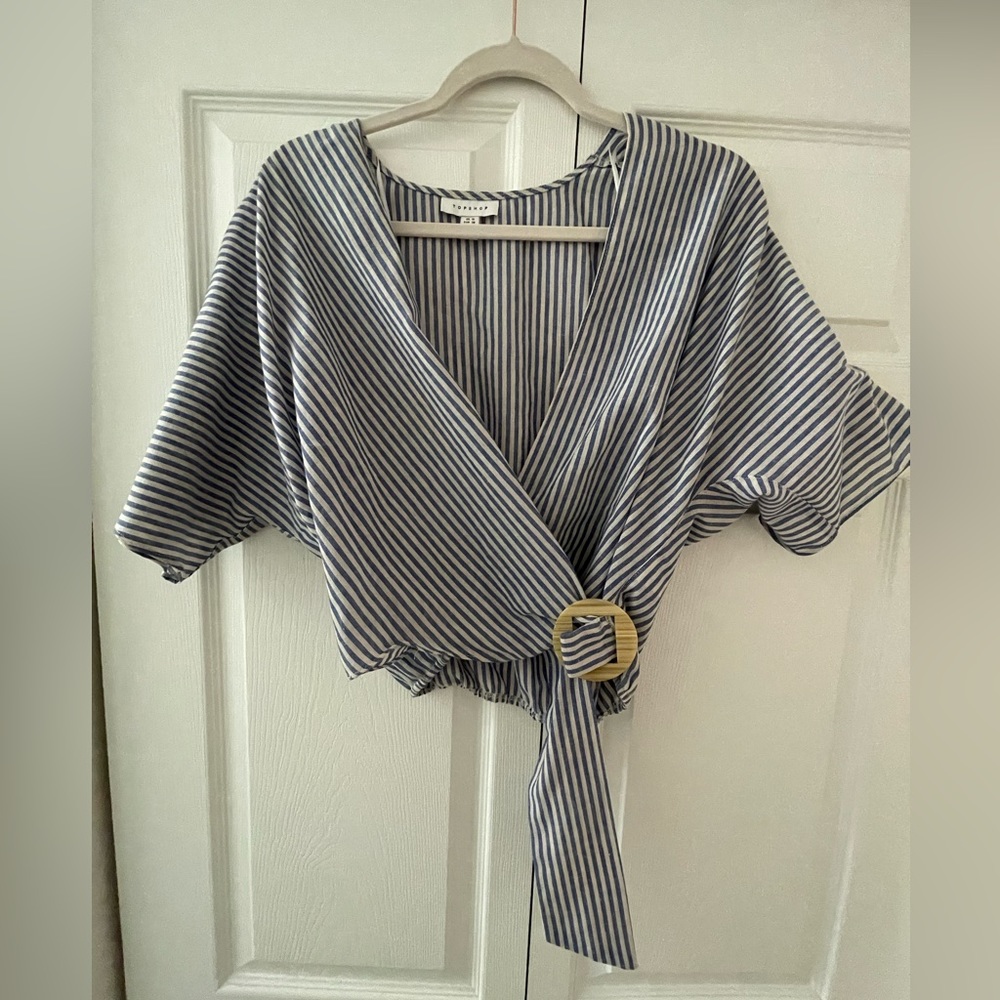 Topshop Wrap Top